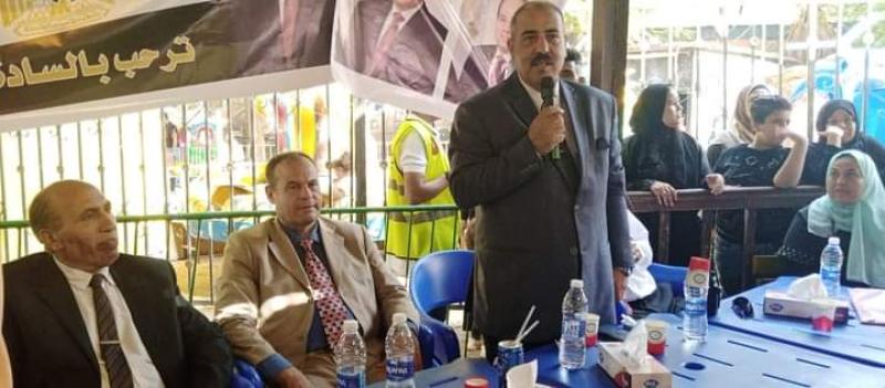 رئيس حى السيدة زينب خلال الحفل 