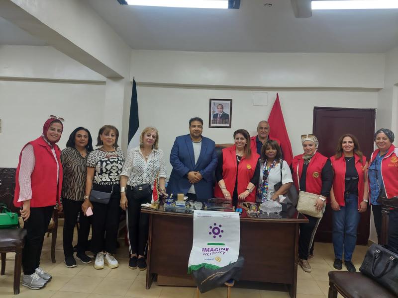 نجاح قافلة جديدة  ضمن  مبادرة دكتور صديق عفيفي ”مصر بلا  أميه 2030 