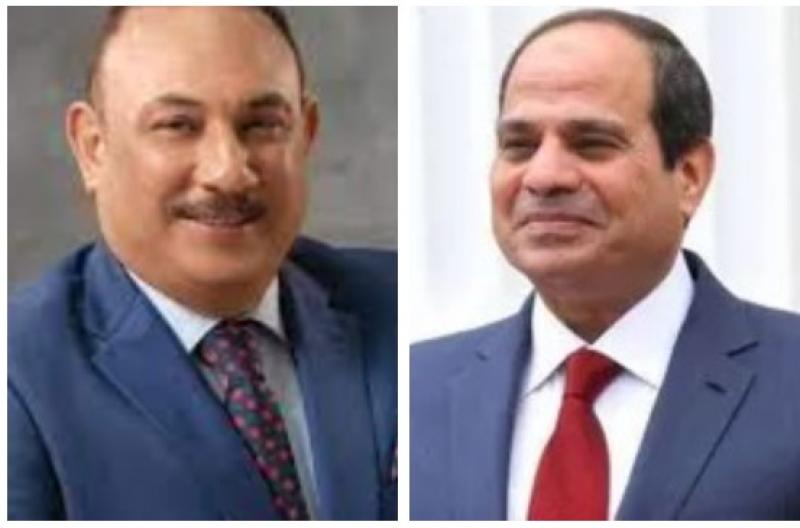 الرئيس السيسى والنائب خالد طنطاوى