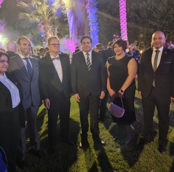 التنسيقية في حفل السفارة الألمانية 