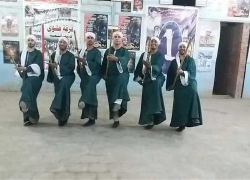 ثقافة المنيا تقدم تبلوهات غنائية راقصة تحاكى التراث بملوى