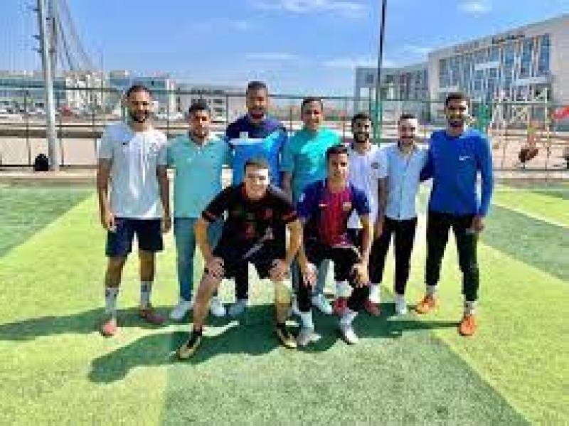فريق كلية التربية النوعية بجامعة دمياط