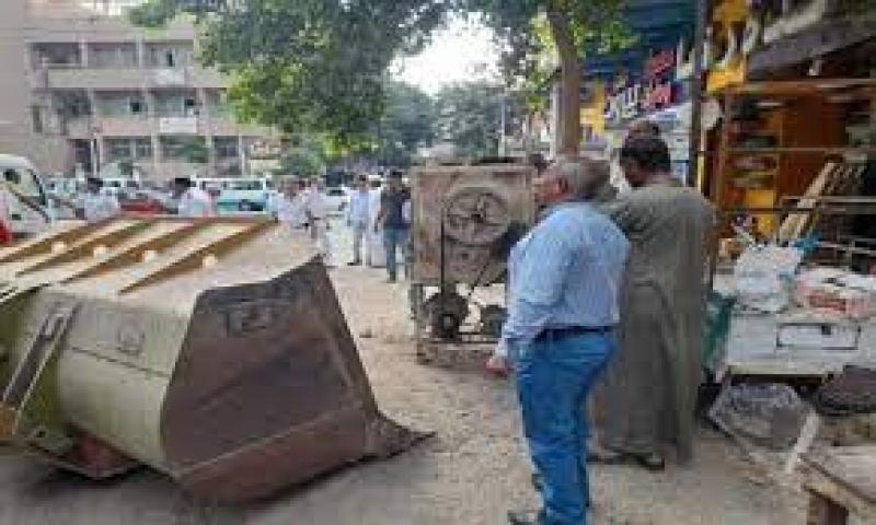 رفع وإزالة 449 حالة إشغال طريق خلال حملة مكثفة بشوارع مدينة بني سويف 