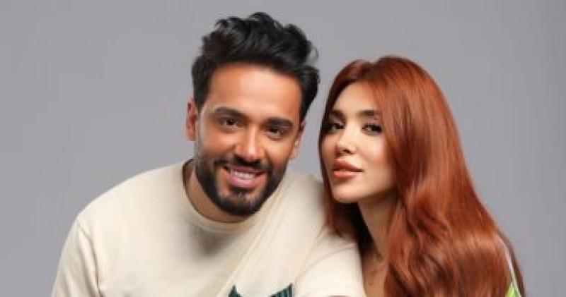 رامى جمال وزوجته