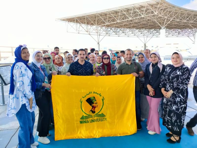 زيارة ميدانية لـ "طلاب جامعة المنيا" لمتحف القوات الجوية ضمن الاحتفالات بذكرى انتصارات أكتوبر المجيدة