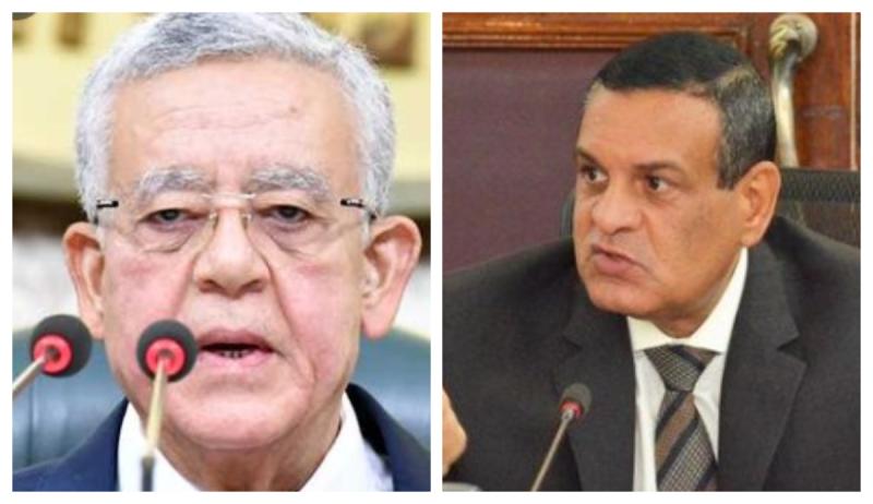  اللواء هشام آمنة والمستشار الدكتور حنفي جبالي 