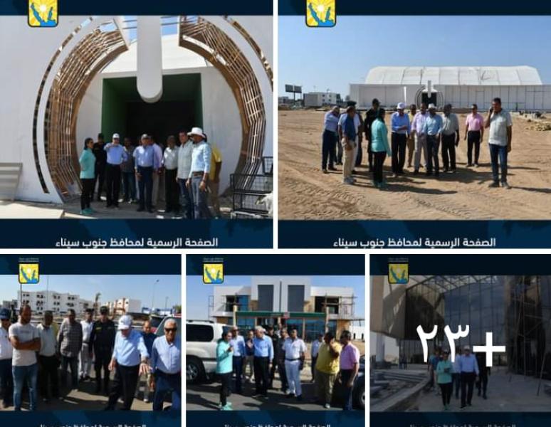 اللواء فودة يتابع معدلات التنفيذ بمجلس المدينة الجديد ومعرض شنايدر للاستدامة بشرم الشيخ