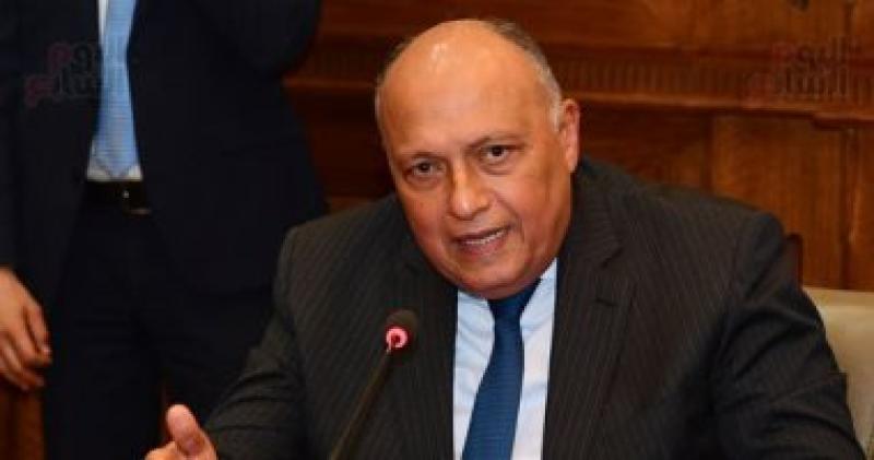 سامح شكرى وزير الخارجية 