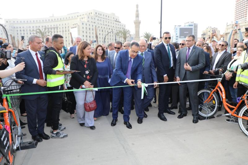 رئيس الوزراء يفتتح مشروع كايرو بايك