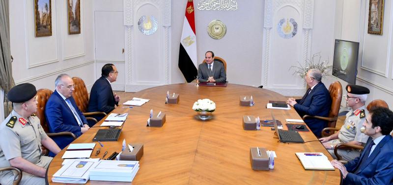 الرئيس السيسي يتابع جهود إدارة الموارد المائية على مستوي الدولة