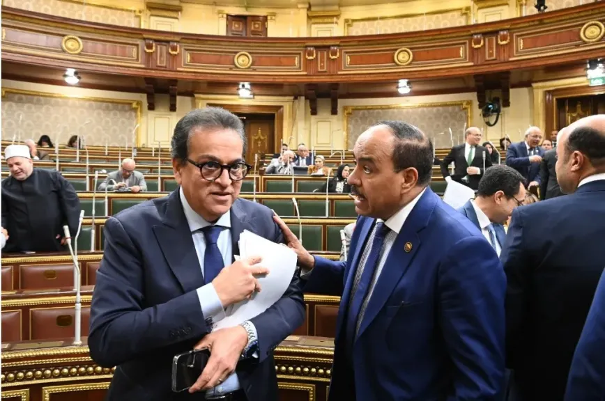النائب أحمد قورة و نائب رئيس الوزراء ووزير الصحة
