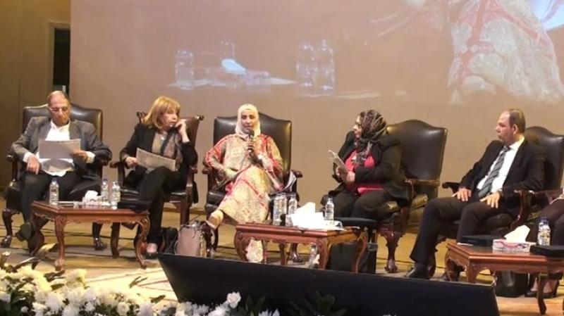 جانب من فاعليات الجلسة الثانية لاحتفالية البحوث البيئية