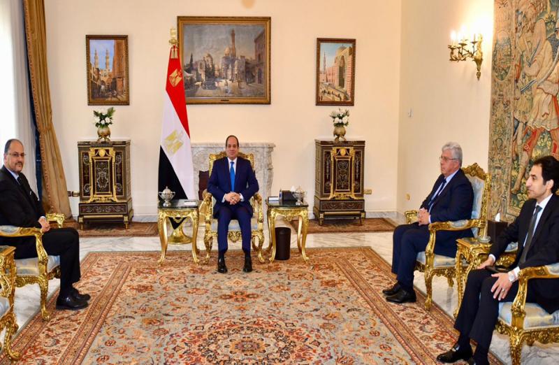 الرئيس السيسي يستقبل عميد الوكالة الجامعية للفرانكوفونية