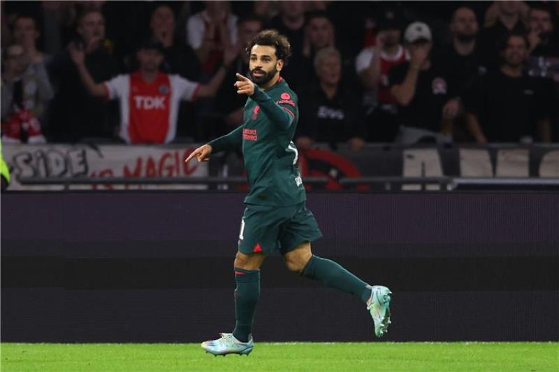 محمد صلاح خلال مباراة أياكس
