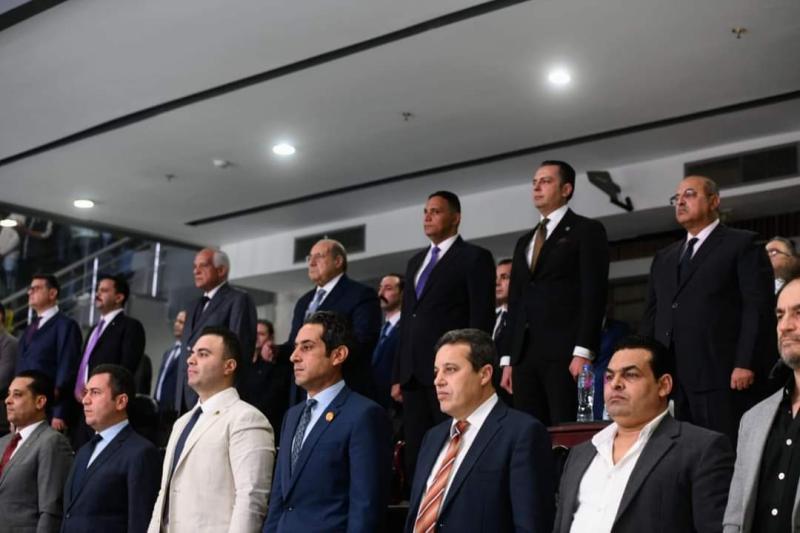 محافظ الدقهلية ورئيس مجلس الشيوخ  ومحافظ الجيزة يشهدون نهائي دوري حزب مستقبل وطن في نسخته الرابعه