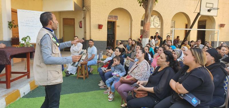 مياه أسيوط تطلق حملة توعوية لرفع الوعي المائي بمدارس النخيلة مركز أبوتيج التعاون مع التربية والتعليم