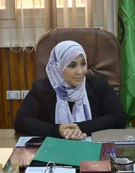 المحاسب غاده الحمادي رئيس مدينة شربين 