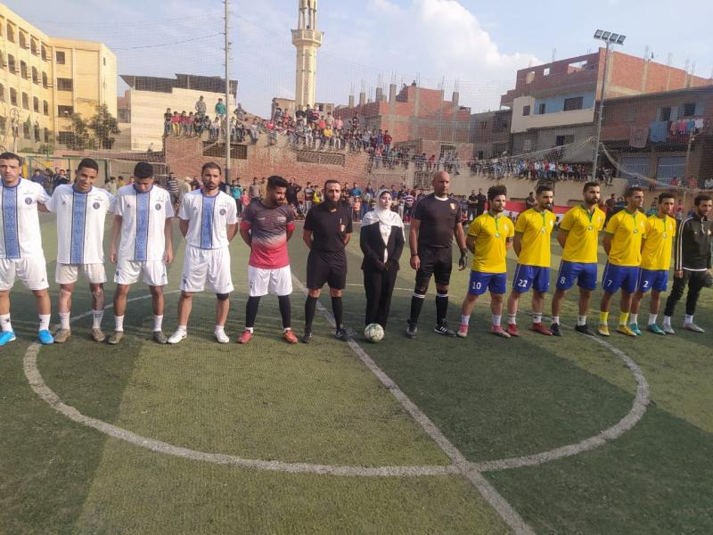 فريق ميت حمل  مركز بلبيش يعزف سيمفونيه في كرة القدم للميني فوتبول بالشرقية 