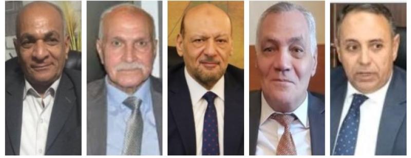 النائب تيسير مطر واللواء سيف الاسلام  حسين أبو العطا واللواء عبد العظيم زاه ود كمال حسانين