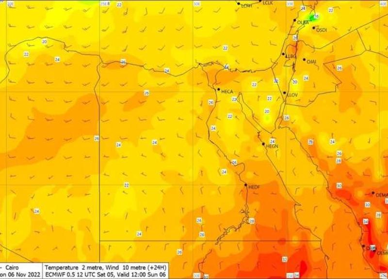 شبوره مائية على المنيا ومحافظات شمال الصعيد