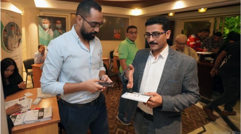 جانب من ملتقى الوظيف لحزب المصريين الاحرار