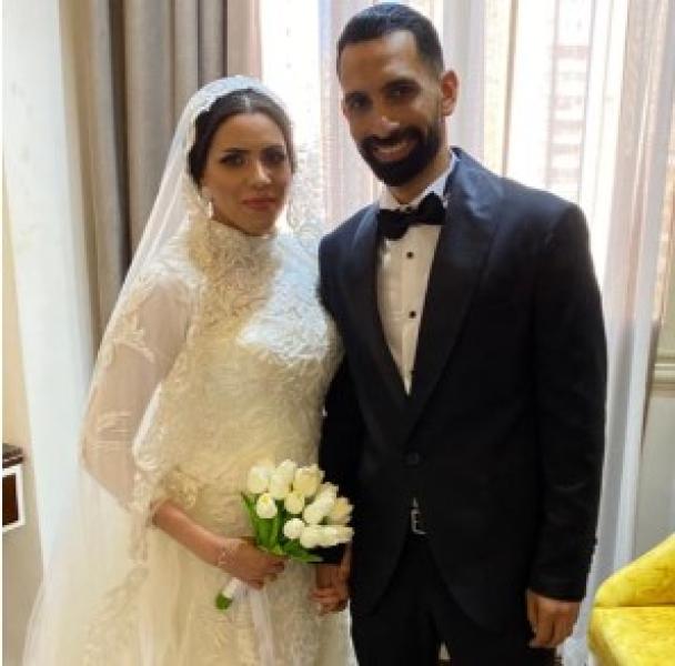 الأستاذ أحمد معناوى  والانسة  آية سامى الدمرداش 