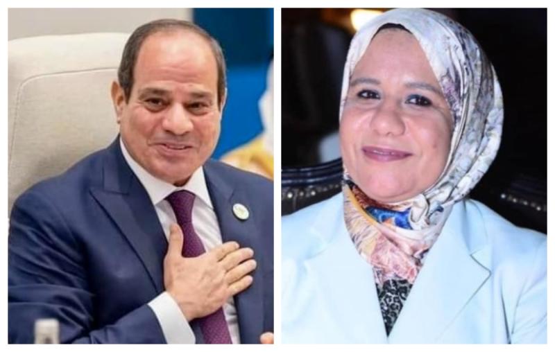 النائبة رقية الهلالي تهنئ الرئيس السيسي 