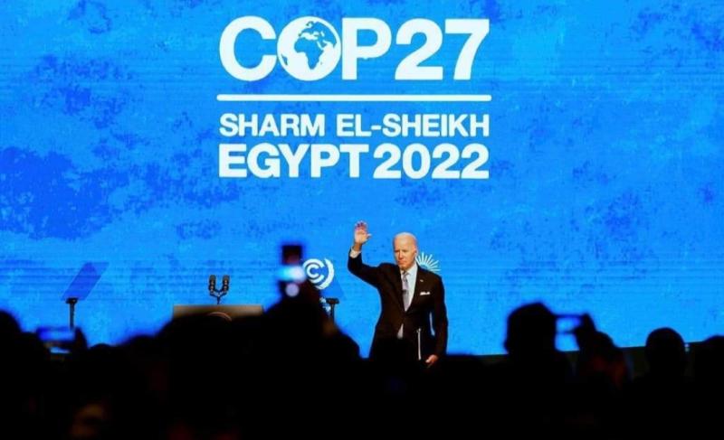 جو بايدن خلال قمة المناخ 