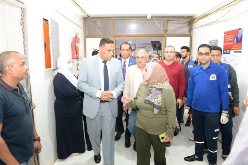 محافظ الدقهلية يزور مصابى الحادث 