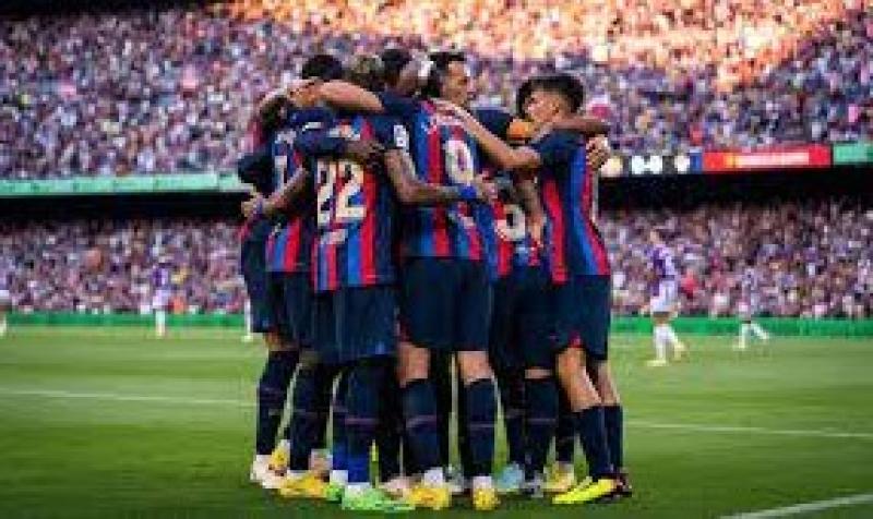 لاعبي برشلونة
