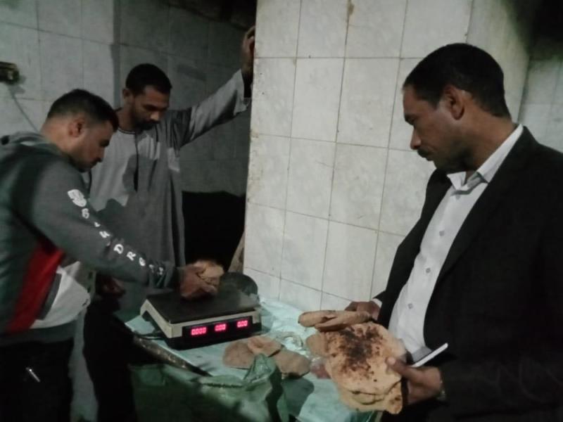 تحرير 45 محضر متنوع خلال حملة تموينية على المخابز البلدية بمركزين بالمنيا