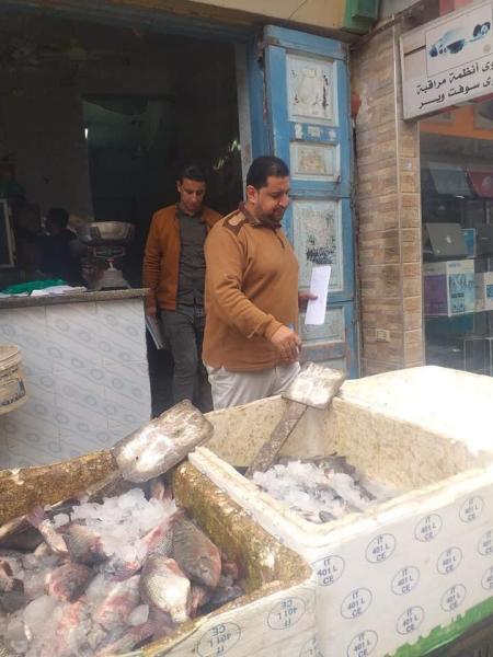 تحرير ٤٥٦ قضية  تموينية مخالفة في فارسكور 