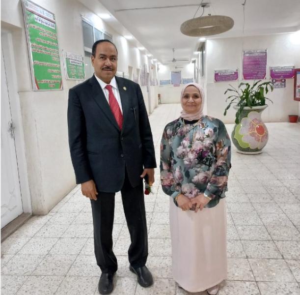 النائب أحمد قورة والدكتورة   شفيقة الشهاوى