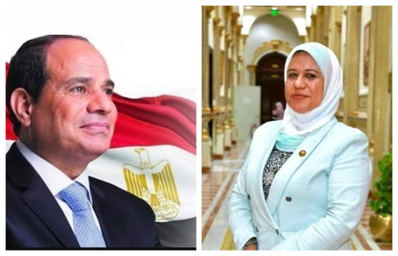 النائبة رقية الهلالي تهنئ الرئيس السيسى  
