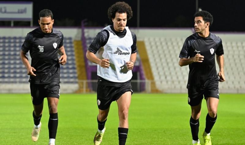 عمر جابر في مران الزمالك