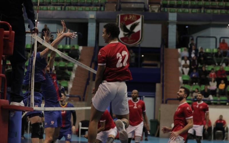 الأهلي وبتروجت بدوري كرة الطائرة