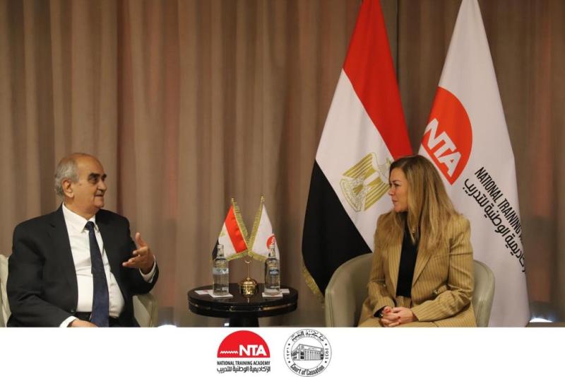 المستشار محمد محجوب ود رشا راغب 