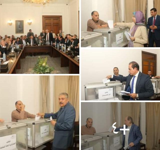 جانب من انتخابات المكتب التنفيذى للوفد