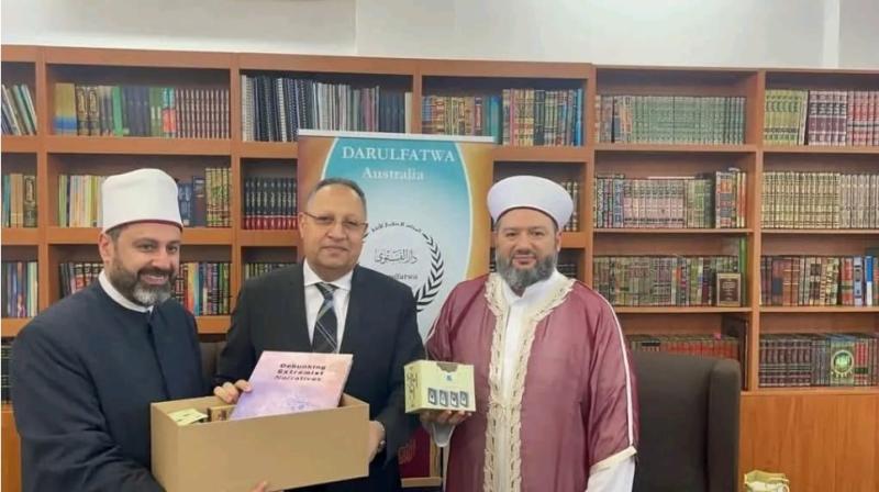 قنصل مصر في سيدني يلتقي مع أمين عام دار الفتوى بسيدني