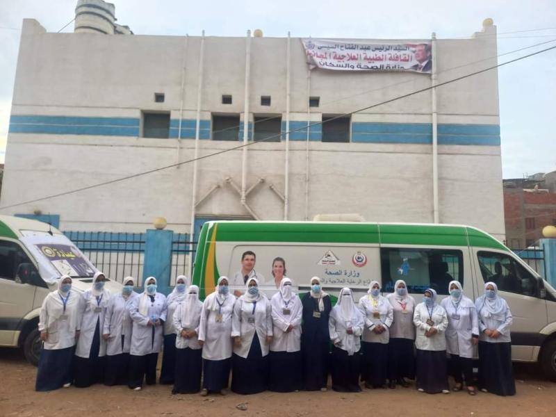 صحة الدقهلية تعلن القافله الطبيه بقرية "أم الرزق " تسجل رقماً قياسياً بالكشف على ٢٩٣٩ مريضاً  