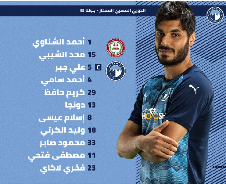تشكيل فريق بيراميدز