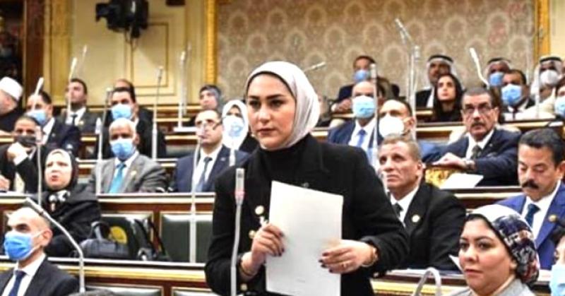 النائبة أية فوزى
