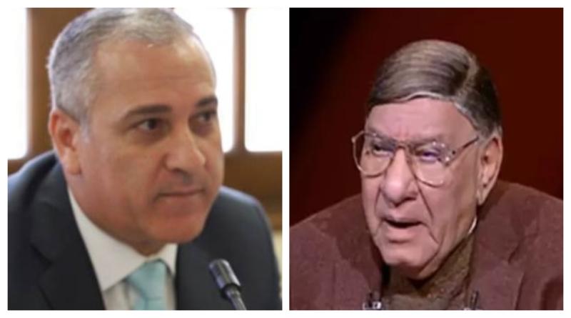 الاعلامي مفيد فوزى  وعبد الصادق الشوربجي