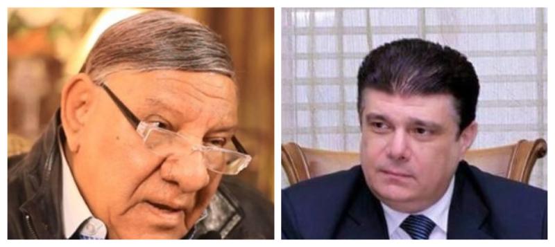 حسين زين والإعلامى مفيد فوزي