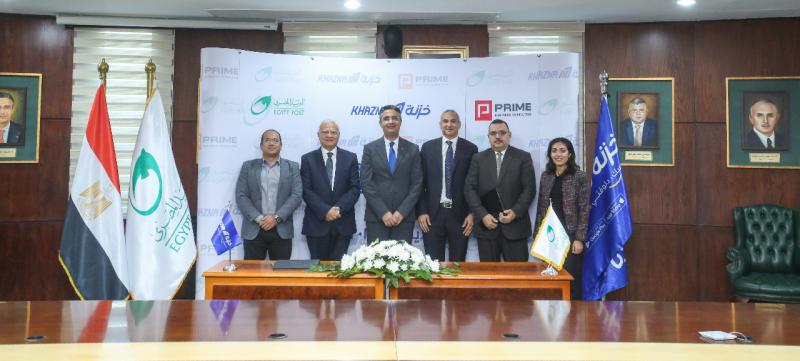 البريد المصري يوقع بروتوكول تعاون مع شركة ”خزنة”