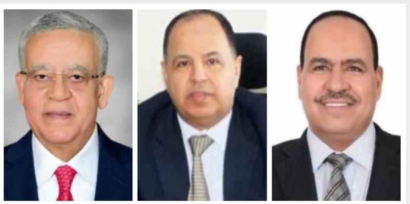 النائب أحمد قورة ووزير المالية ورئيس مجلس النواب