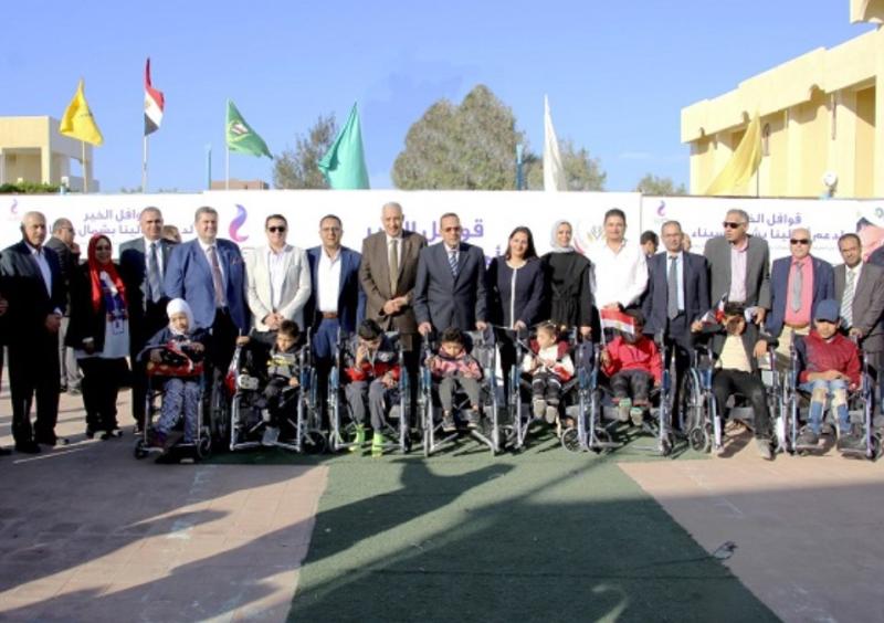 المصرية للاتصالات تعلن دعمها لمجمع مدارس التربية الخاصة بالعريش