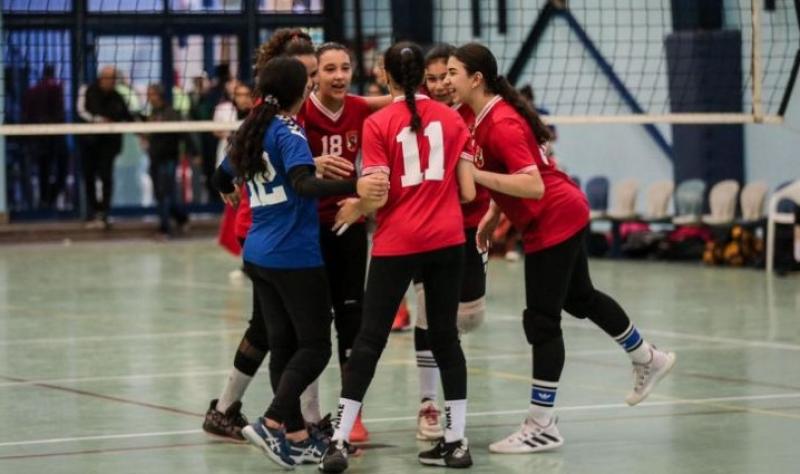 ناشئات طائرة الأهلي تحت 14 سنة