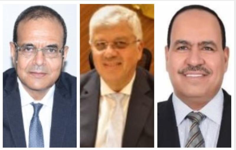 النائب أحمد قورة ووزير التعليم العالى ورئيس جامعة سوهاج