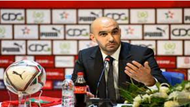 مدرب منتخب المغرب وليد الركراكي